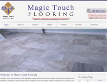 Tablet Screenshot of magictouchflooring.com